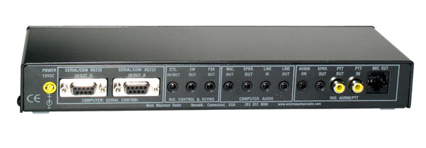RIGblaster Pro rear panel