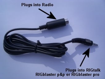 6 ft CAT Cable for Yaesu Radios