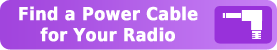 Find a Power Cable for Your Radio
