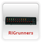 A RIGrunner is the most convenient and safest way to connect all of your 12VDC equipment to a power source. It is a 13.8VDC power panel that uses the excellent Anderson Powerpole® connectors. Standardize all of your 12VDC connections using the amateur radio, ARES & RACES, RSGB and ARRL Powerpole® system.