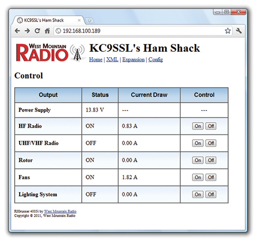 4005i Software Screenshot