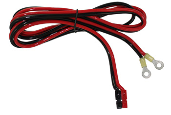 Powerwerx 6ft 10AWG Power Supply Battery Cable – 45A Powerpole Connectors & 3/8" Ring Terminals (PSC-10-38)