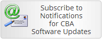 Subscribe to Notifications for CBA Software Updates