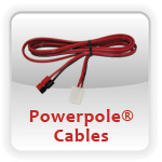 Powerpole® cables are high current, low voltage DC power cables. Powerpole® connectors allow for minimal contact resistance at high current and easy polarity identification. West Mountain Radio offers pre-made cables and supplies for crimping your own Powerpole<sup>®</sup> cables.